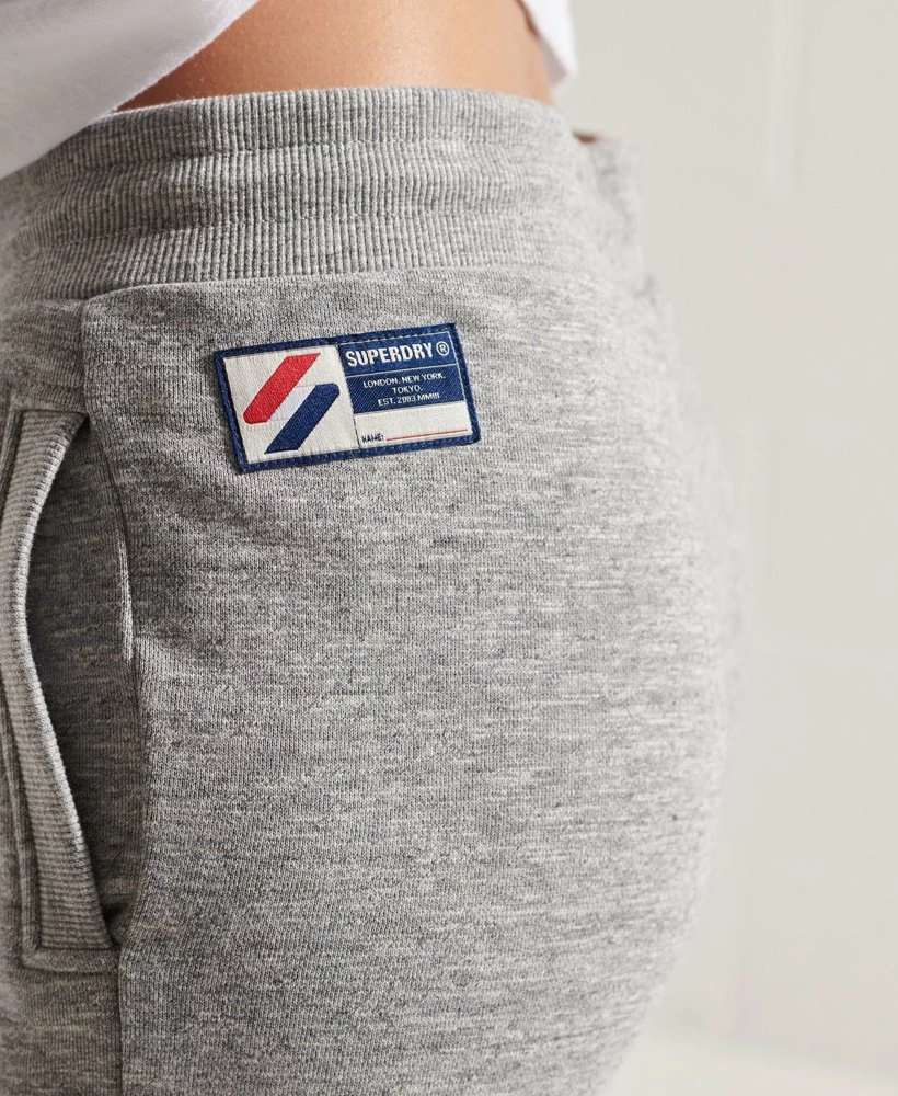 SUPERDRY Sportstyle Joggers Grey Slub Grindle 4 SUPERDRY Sportstyle Joggers Grey Slub Grindle - Image 4