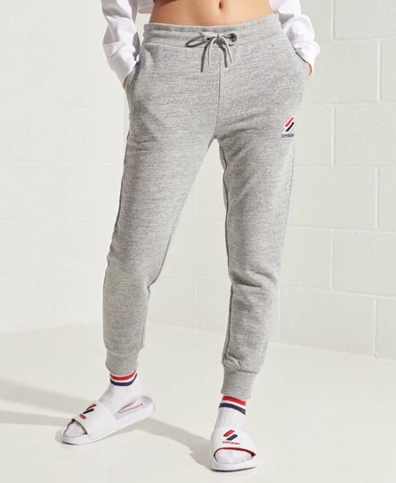 SUPERDRY Sportstyle Joggers Grey Slub Grindle 5 SUPERDRY Sportstyle Joggers Grey Slub Grindle - Image 5