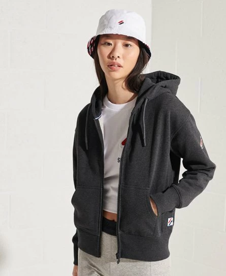 SUPERDRY Code Sportstyle Zip Hoodie Risk Red 9 SUPERDRY Code Sportstyle Zip Hoodie Risk Red - Image 9