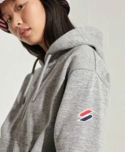 SUPERDRY Code Sportstyle Zip Hoodie Risk Red -Sportswear Sales 2022 upload9223368955665783360