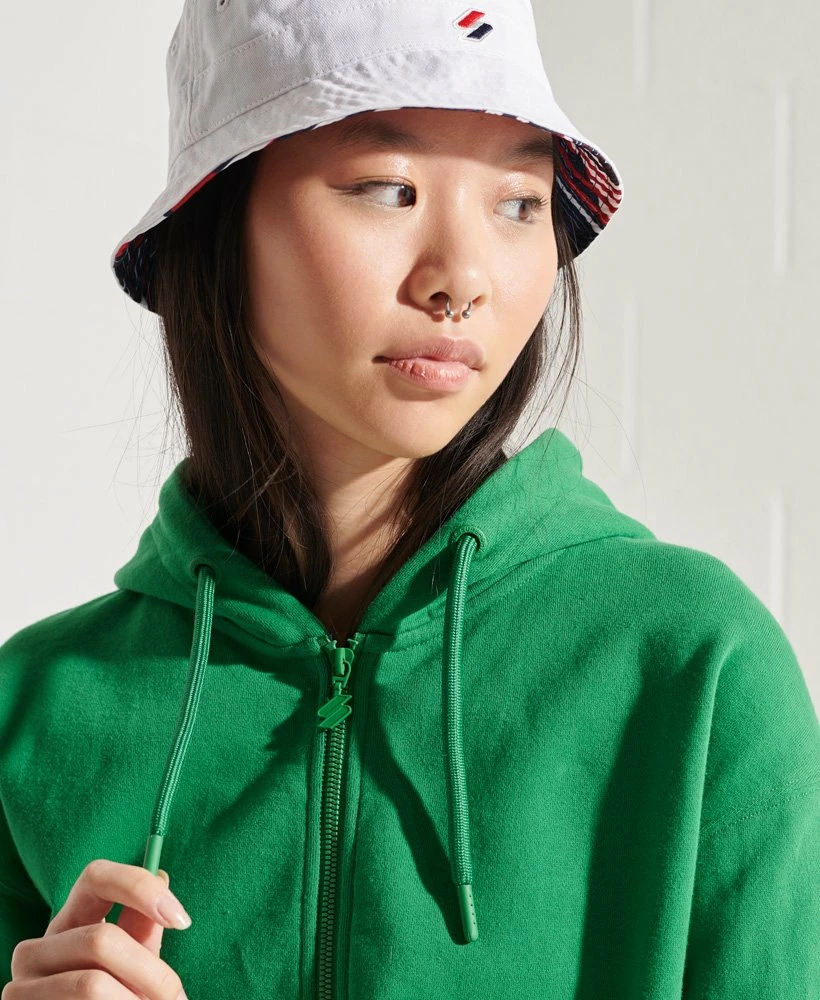 SUPERDRY Code Sportstyle Zip Hoodie Risk Red 3 SUPERDRY Code Sportstyle Zip Hoodie Risk Red - Image 3