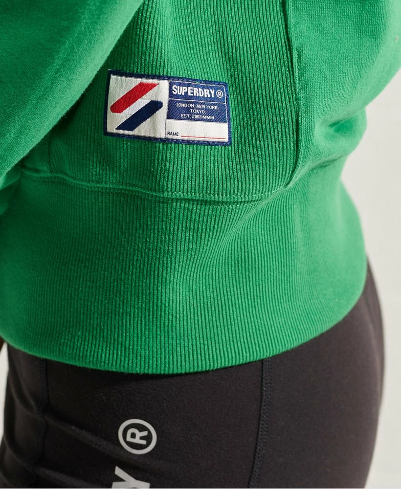 SUPERDRY Code Sportstyle Zip Hoodie Risk Red 4 SUPERDRY Code Sportstyle Zip Hoodie Risk Red - Image 4