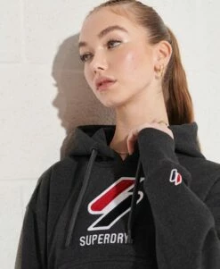 SUPERDRY Sportstyle Classic Boxy Hoodie Risk Red -Sportswear Sales 2022 upload9223368955665783556 1