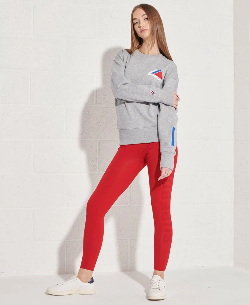 SUPERDRY Mountain Sport Crew Sweatshirt Optic 1 SUPERDRY Mountain Sport Crew Sweatshirt Optic