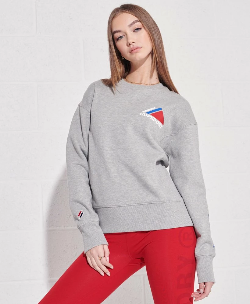 SUPERDRY Mountain Sport Crew Sweatshirt Optic 2 SUPERDRY Mountain Sport Crew Sweatshirt Optic - Image 2