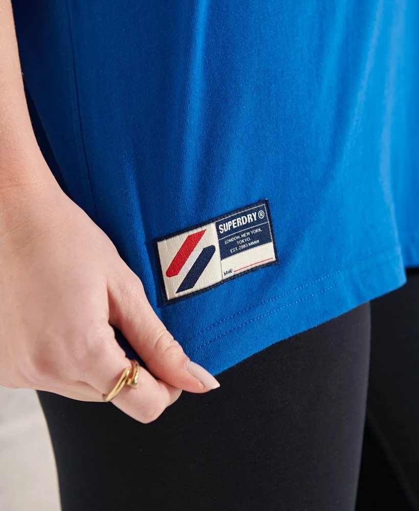 SUPERDRY Mountain Sport T-Shirt Grey Marl 4 SUPERDRY Mountain Sport T-Shirt Grey Marl - Image 4