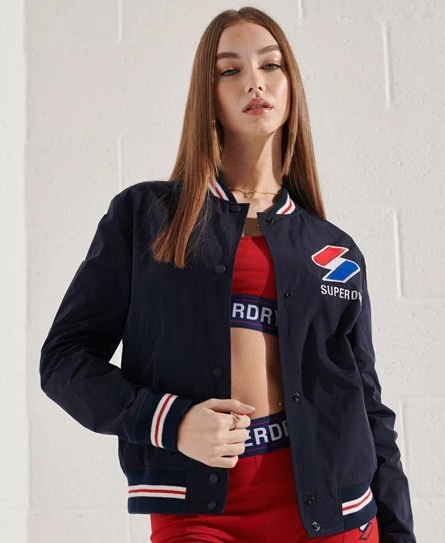 SUPERDRY Varsity Jacket Eclipse Navy 8 SUPERDRY Varsity Jacket Eclipse Navy - Image 8