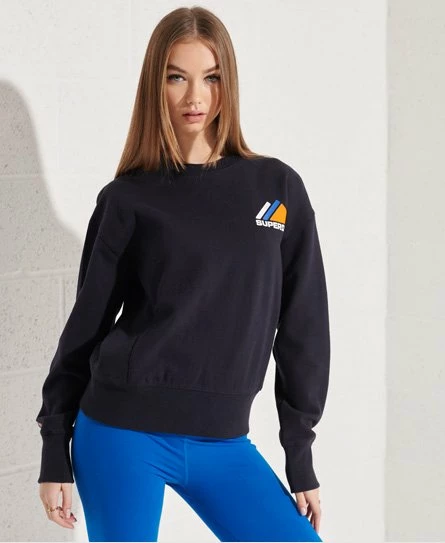 SUPERDRY Mountain Sport Crew Sweatshirt Grey Marl 9 SUPERDRY Mountain Sport Crew Sweatshirt Grey Marl - Image 9