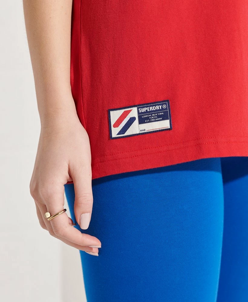 SUPERDRY Mountain Sport T-Shirt Grey Marl 3 SUPERDRY Mountain Sport T-Shirt Grey Marl - Image 3