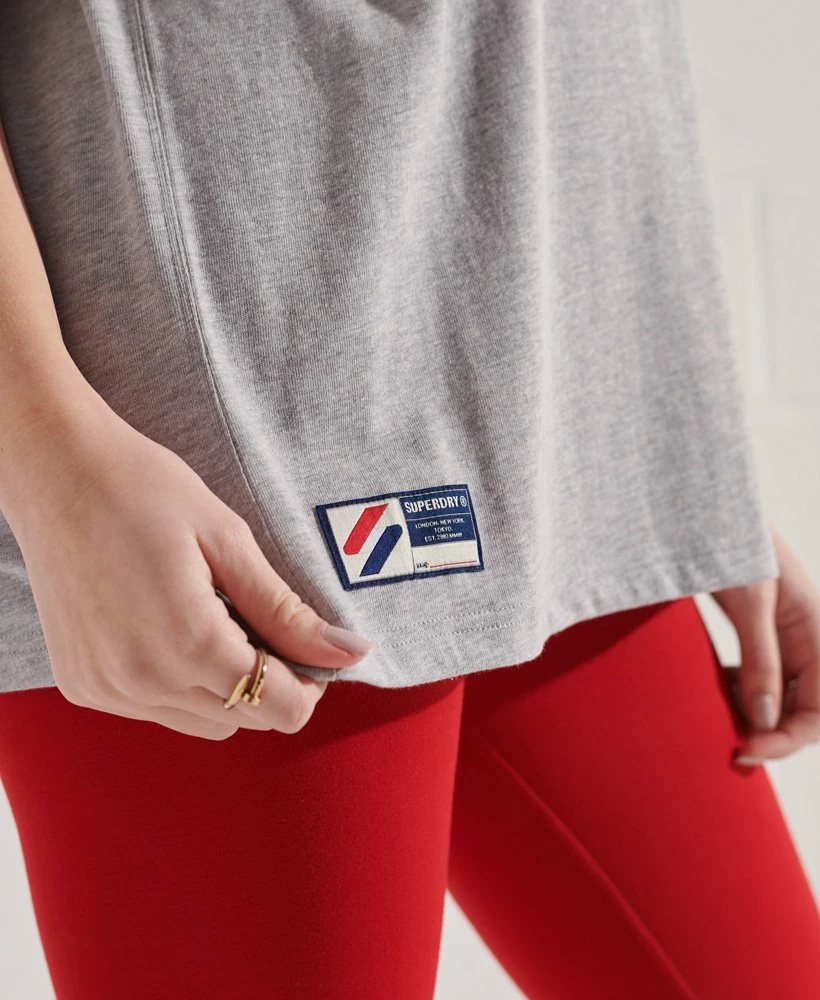 SUPERDRY Mountain Sport T-Shirt Risk Red 4 SUPERDRY Mountain Sport T-Shirt Risk Red - Image 4