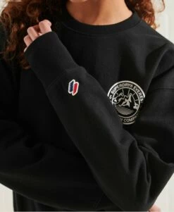 SUPERDRY Expedition Crew Sweatshirt Black -Sportswear Sales 2022 upload9223368955665791563