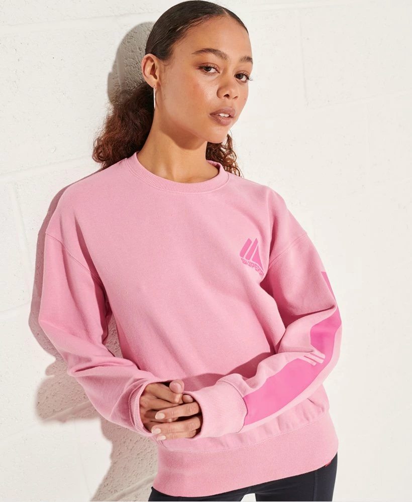 SUPERDRY Mountain Sport Mono Crew Sweatshirt Black 2 SUPERDRY Mountain Sport Mono Crew Sweatshirt Black - Image 2