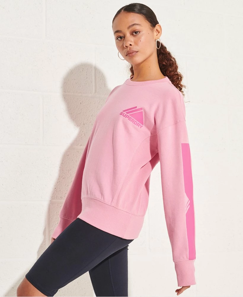 SUPERDRY Mountain Sport Mono Crew Sweatshirt Black 3 SUPERDRY Mountain Sport Mono Crew Sweatshirt Black - Image 3