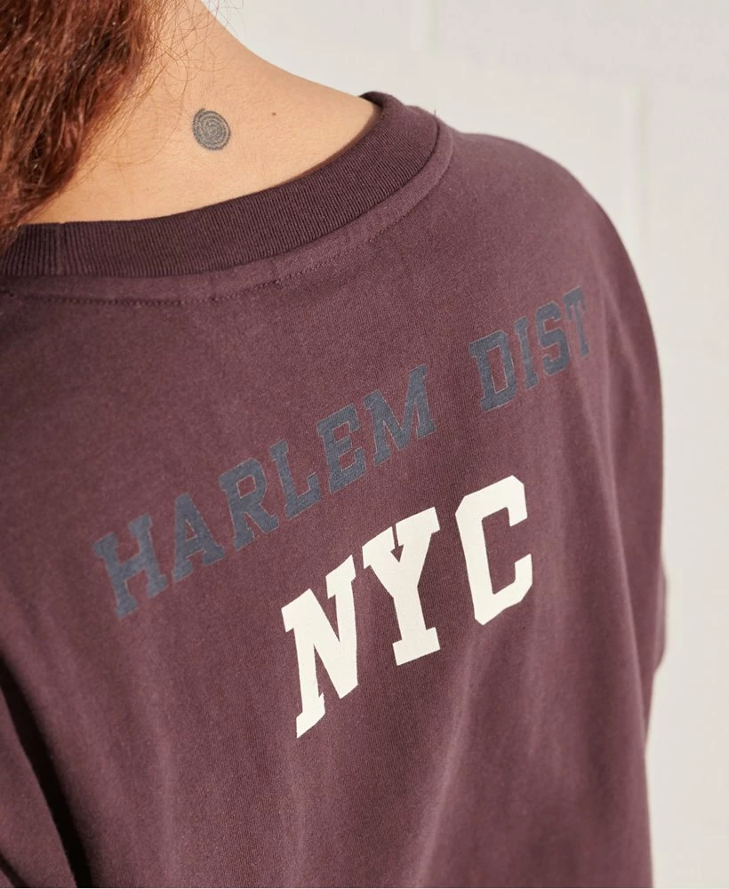 SUPERDRY Varsity Arch Boxy T-Shirt Deep Navy 5 SUPERDRY Varsity Arch Boxy T-Shirt Deep Navy - Image 5