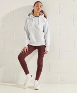 SUPERDRY Varsity Arch Mono Hoodie Black