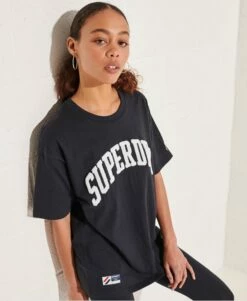 SUPERDRY Varsity Arch Mono T-Shirt Ice Marl