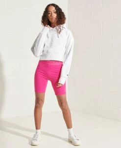 SUPERDRY Expedition Embossed Boxy Hoodie Bold Orange