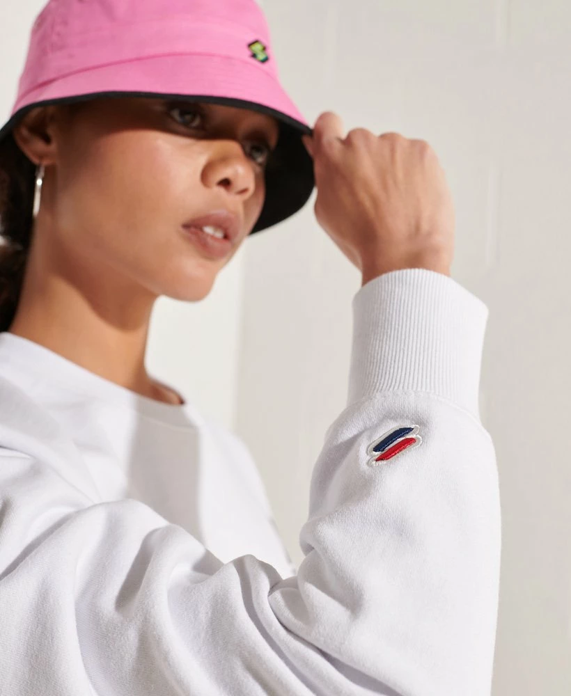 SUPERDRY Mountain Sport Mono Crew Sweatshirt Montauk Blush 3 SUPERDRY Mountain Sport Mono Crew Sweatshirt Montauk Blush - Image 3