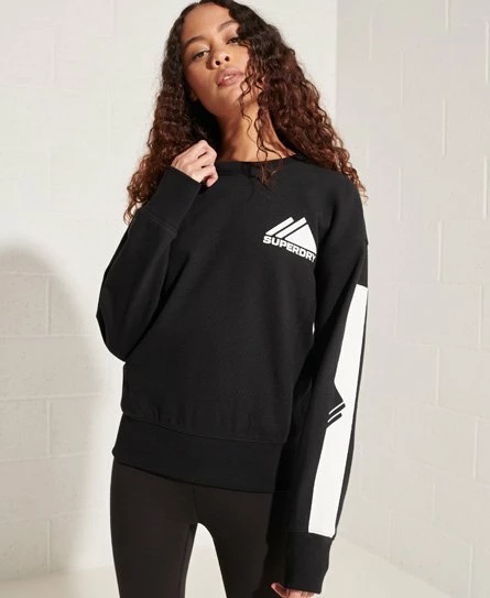SUPERDRY Mountain Sport Mono Crew Sweatshirt Black 6 SUPERDRY Mountain Sport Mono Crew Sweatshirt Black - Image 6