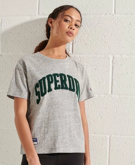 SUPERDRY Varsity Arch Boxy T-Shirt Deep Navy 12 SUPERDRY Varsity Arch Boxy T-Shirt Deep Navy - Image 12
