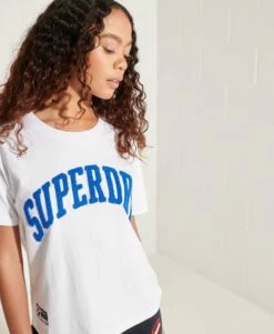 SUPERDRY Varsity Arch Boxy T-Shirt Optic -Sportswear Sales 2022 upload9223368955665793512