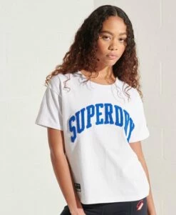 SUPERDRY Varsity Arch Boxy T-Shirt Optic -Sportswear Sales 2022 upload9223368955665793519 1