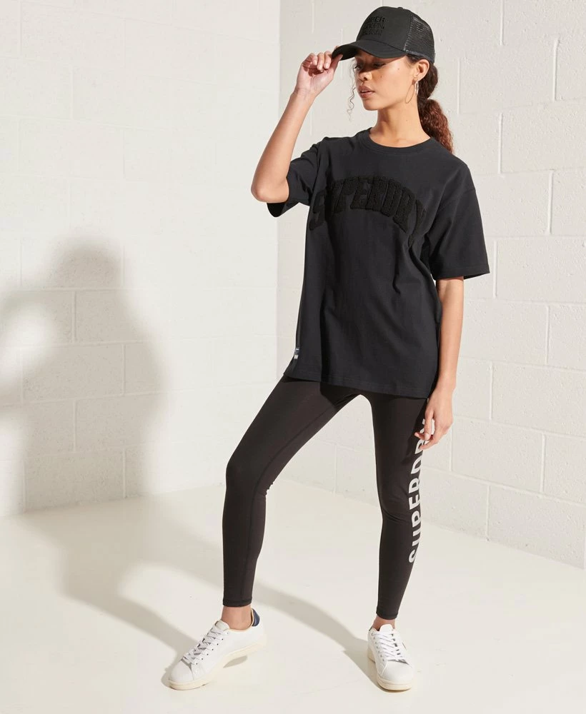 SUPERDRY Varsity Arch Mono T-Shirt Optic 1 SUPERDRY Varsity Arch Mono T-Shirt Optic