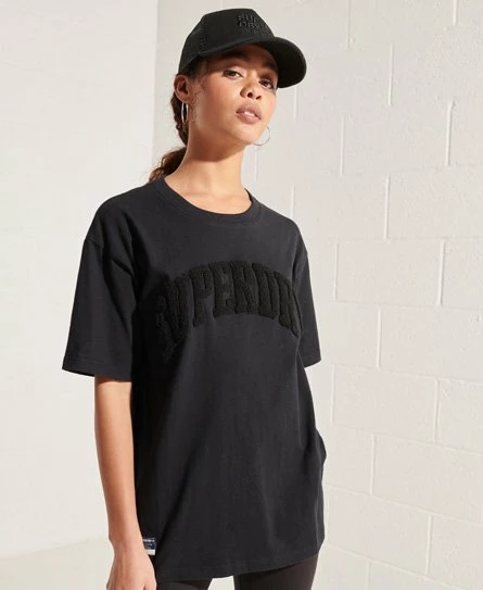 SUPERDRY Varsity Arch Mono T-Shirt Optic 6 SUPERDRY Varsity Arch Mono T-Shirt Optic - Image 6