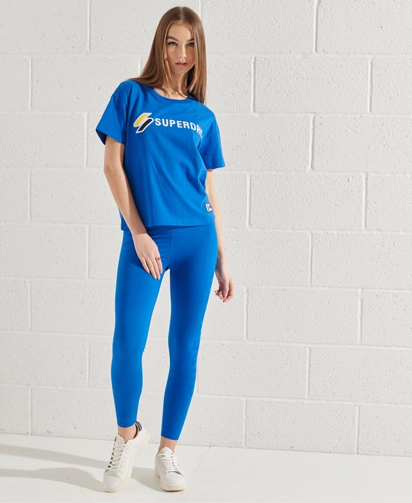 SUPERDRY Sportstyle Graphic Boxy T-Shirt Nautical Yellow 1 SUPERDRY Sportstyle Graphic Boxy T-Shirt Nautical Yellow