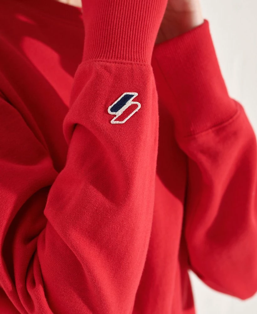 SUPERDRY Mountain Sport Crew Sweatshirt Grey Marl 3 SUPERDRY Mountain Sport Crew Sweatshirt Grey Marl - Image 3