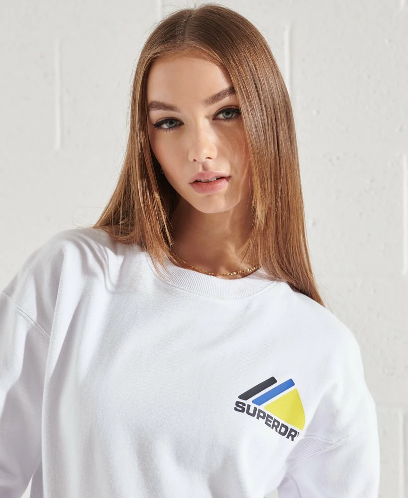 SUPERDRY Mountain Sport Crew Sweatshirt Optic 2 SUPERDRY Mountain Sport Crew Sweatshirt Optic - Image 2