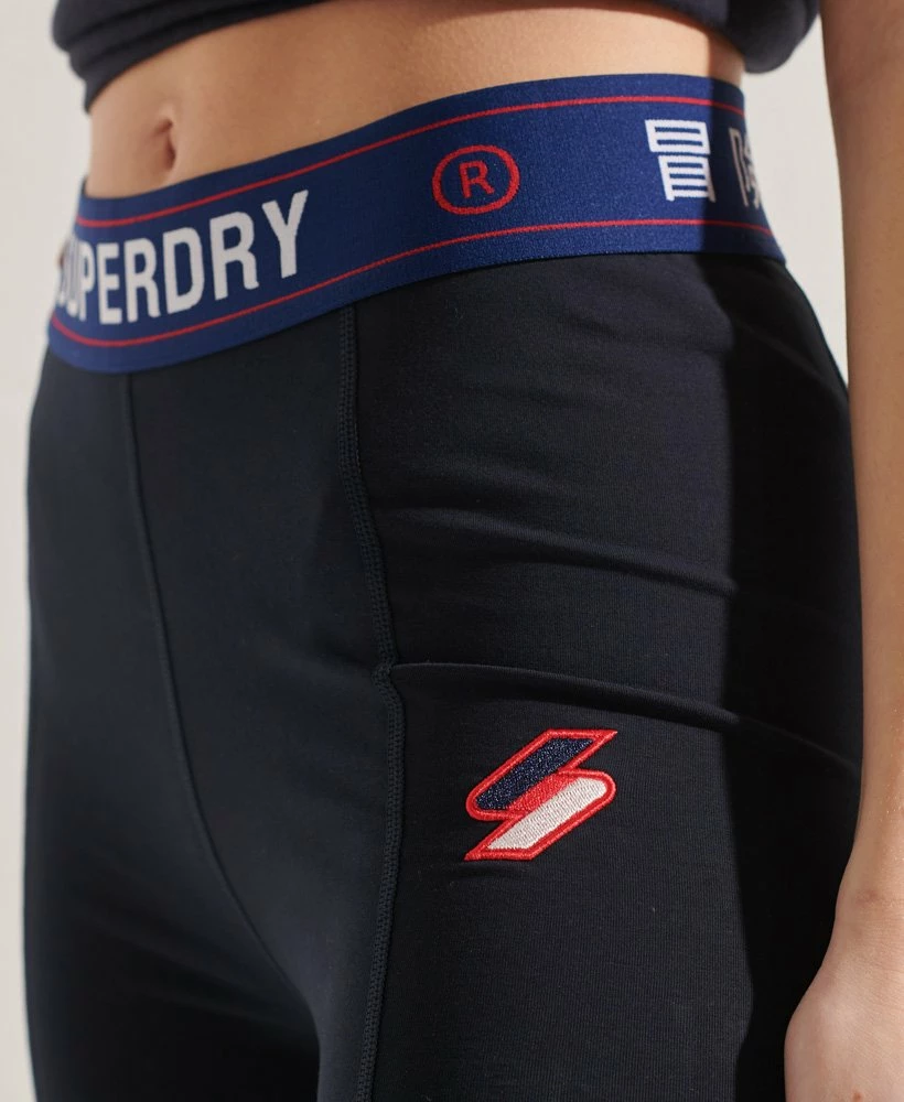 SUPERDRY Sportstyle Essential Cycling Shorts Risk Red 2 SUPERDRY Sportstyle Essential Cycling Shorts Risk Red - Image 2