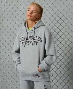 SUPERDRY Limited Edition City College Hoodie Enamel Green -Sportswear Sales 2022 upload9223368955665794570 1