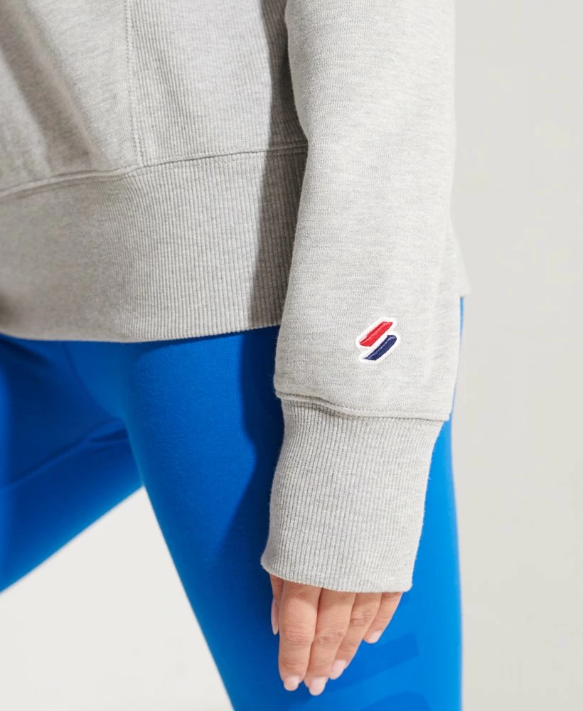 SUPERDRY Expedition Crew Sweatshirt Grey Marl 3 SUPERDRY Expedition Crew Sweatshirt Grey Marl - Image 3