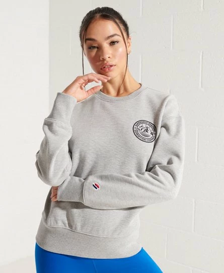 SUPERDRY Expedition Crew Sweatshirt Grey Marl 6 SUPERDRY Expedition Crew Sweatshirt Grey Marl - Image 6