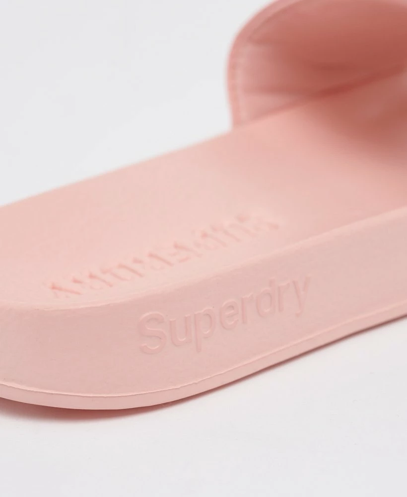 SUPERDRY High Build Logo Pool Sliders Pink Clay 2 SUPERDRY High Build Logo Pool Sliders Pink Clay - Image 2