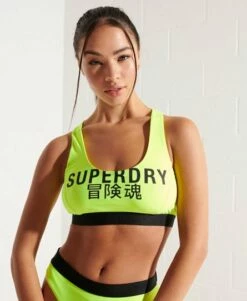 SUPERDRY Logo Crop Bikini Top Black -Sportswear Sales 2022 upload9223368955665798956