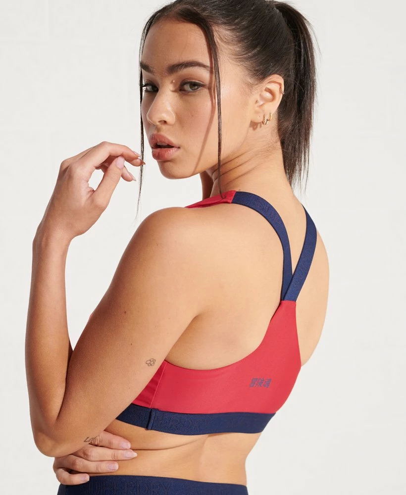 SUPERDRY Logo Crop Bikini Top Cuba Green 2 SUPERDRY Logo Crop Bikini Top Cuba Green - Image 2