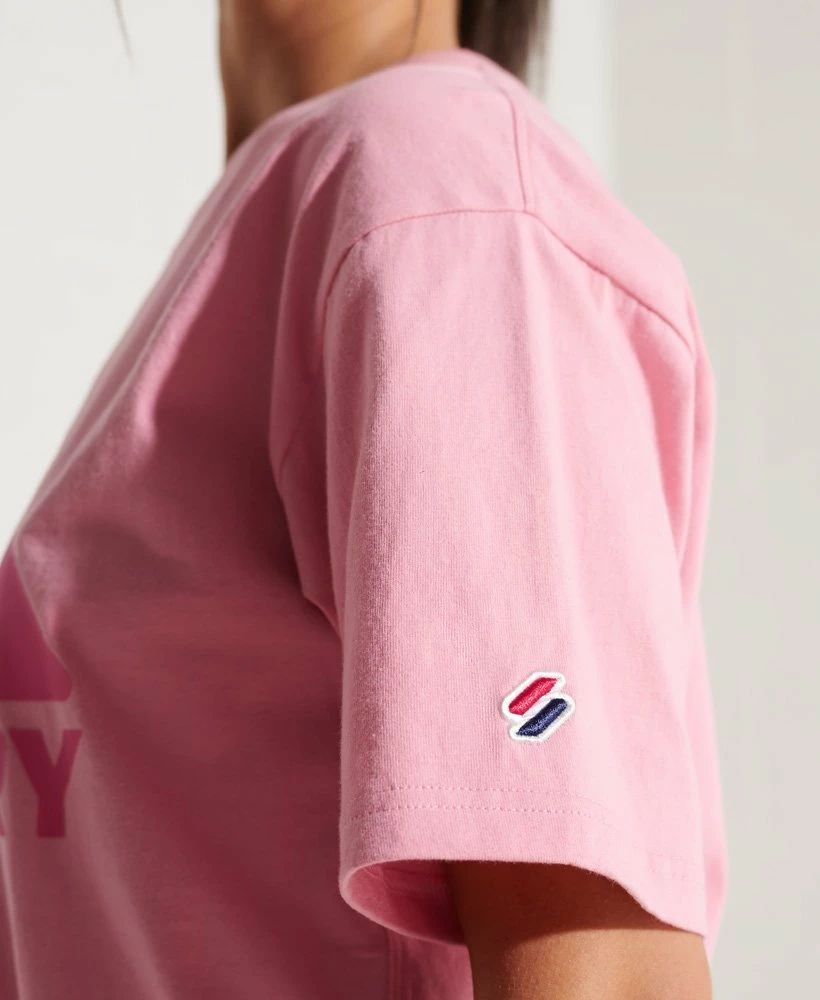 SUPERDRY Mountain Sport Mono T-Shirt Montauk Blush 3 SUPERDRY Mountain Sport Mono T-Shirt Montauk Blush - Image 3