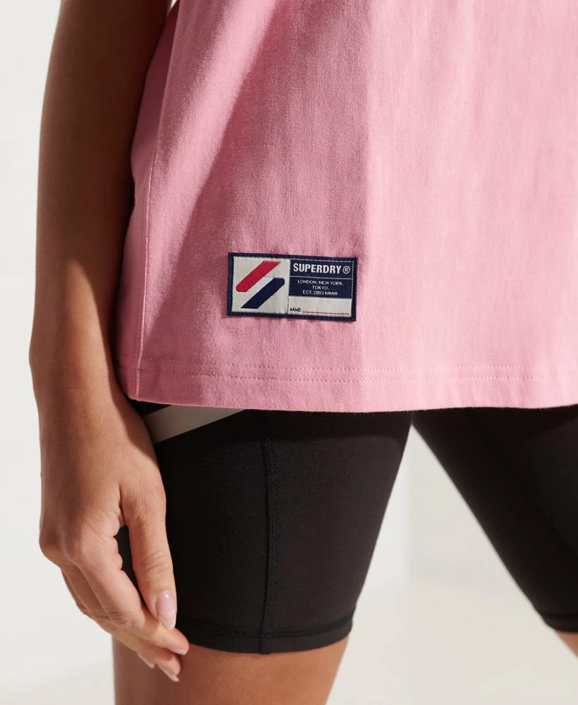 SUPERDRY Mountain Sport Mono T-Shirt Montauk Blush 4 SUPERDRY Mountain Sport Mono T-Shirt Montauk Blush - Image 4