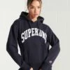 SUPERDRY Varsity Arch Mono Hoodie Ice Marl