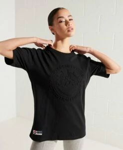 SUPERDRY Expedition Embossed T-Shirt Black -Sportswear Sales 2022 upload9223368955665799529