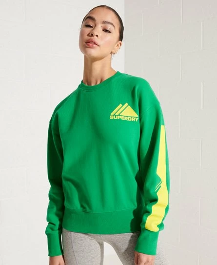 SUPERDRY Mountain Sport Mono Crew Sweatshirt Optic 9 SUPERDRY Mountain Sport Mono Crew Sweatshirt Optic - Image 9