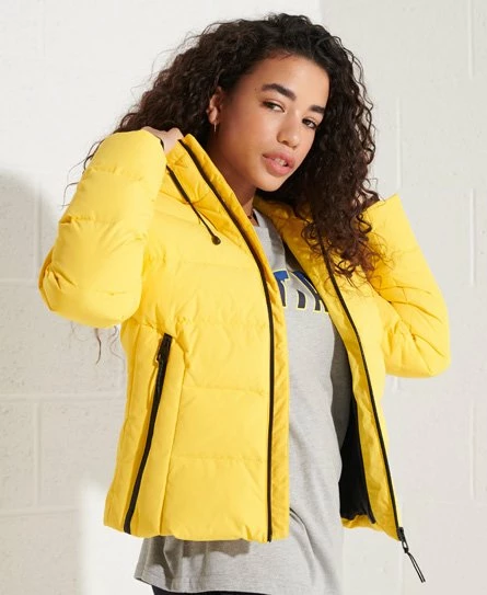 SUPERDRY Spirit Sports Down Puffer Jacket Nautical Yellow 7 SUPERDRY Spirit Sports Down Puffer Jacket Nautical Yellow - Image 7