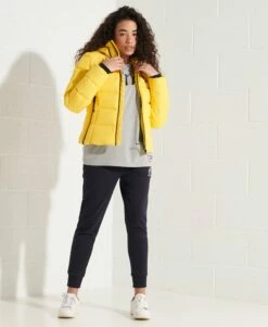 SUPERDRY Spirit Sports Down Puffer Jacket Nautical Yellow