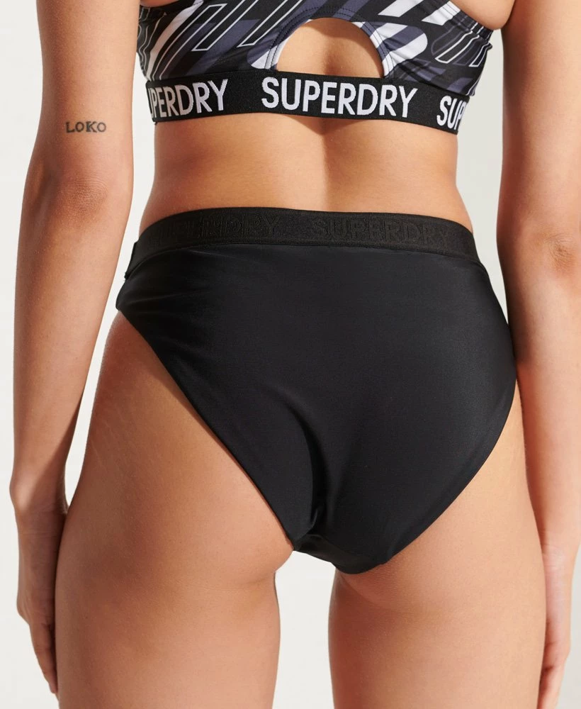 SUPERDRY Volley Bikini Briefs Black Aop 2 SUPERDRY Volley Bikini Briefs Black Aop - Image 2
