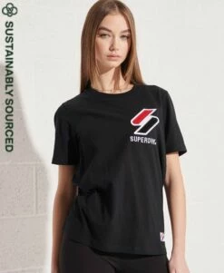 SUPERDRY Organic Cotton Sportstyle Chenille T-Shirt Black 15 SUPERDRY Organic Cotton Sportstyle Chenille T-Shirt Black -Sportswear Sales 2022 upload9223368955665858192 4