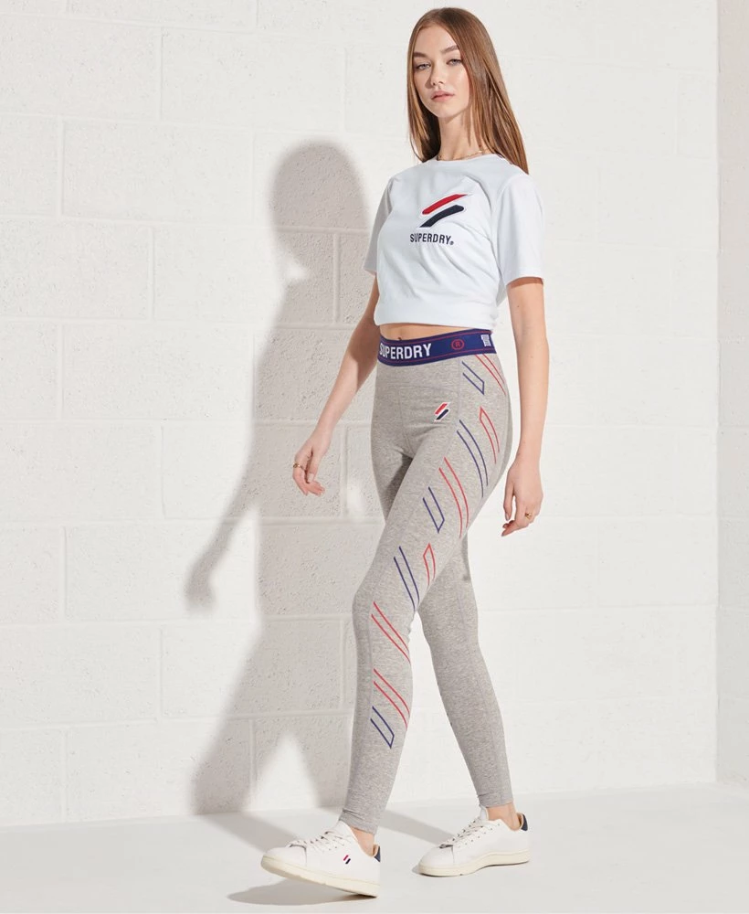 SUPERDRY Organic Cotton Sportstyle Chenille T-Shirt Royal 1 SUPERDRY Organic Cotton Sportstyle Chenille T-Shirt Royal