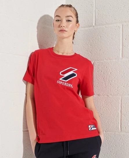 SUPERDRY Organic Cotton Sportstyle Chenille T-Shirt Deep Navy 9 SUPERDRY Organic Cotton Sportstyle Chenille T-Shirt Deep Navy - Image 9