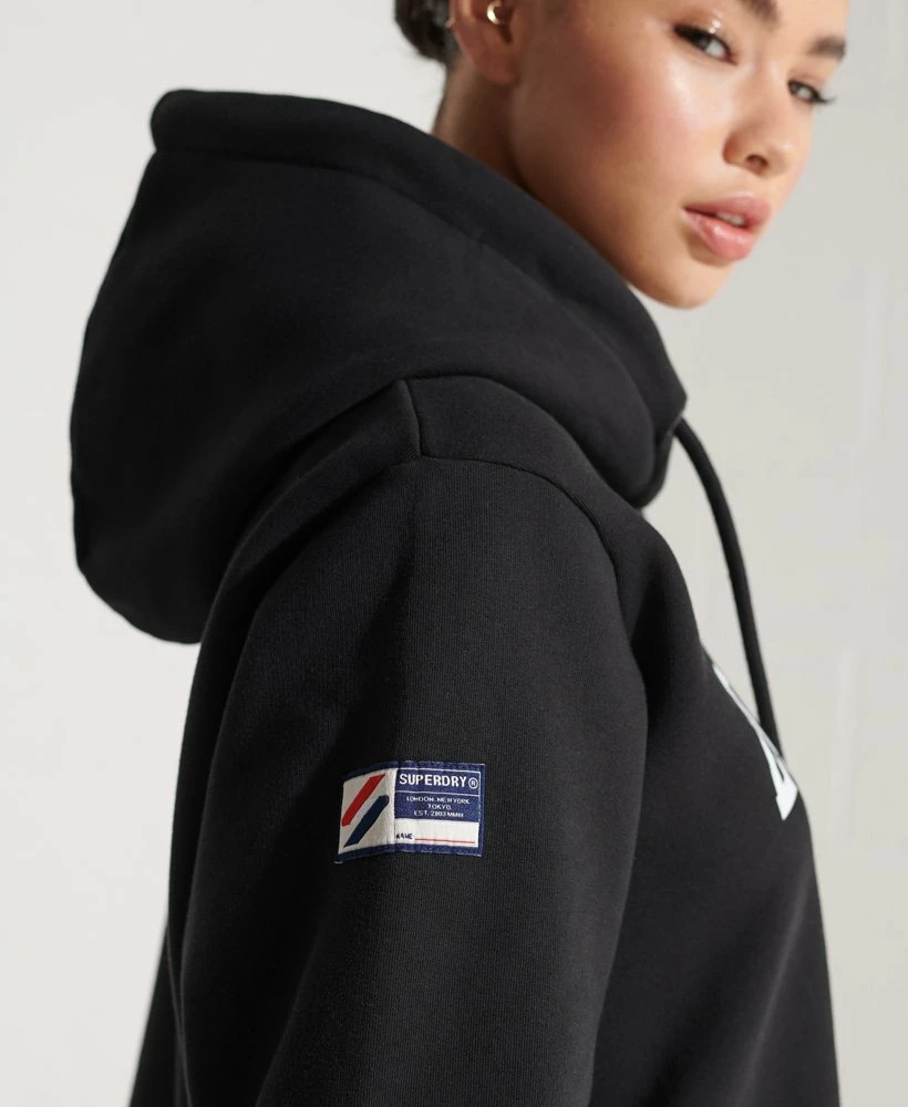 SUPERDRY Limited Edition City College Hoodie Grey Marl 2 5 SUPERDRY Limited Edition City College Hoodie Grey Marl 2 - Image 5
